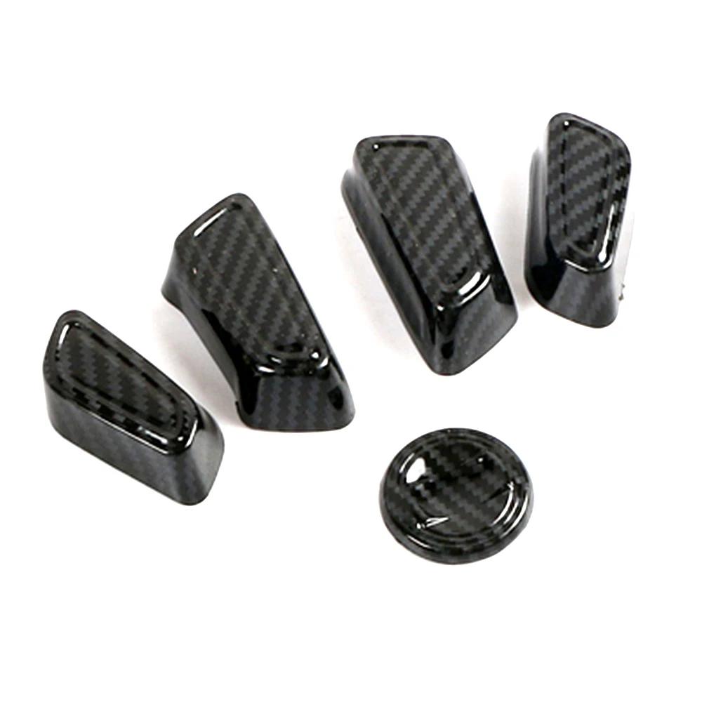 For Toyota Rav 4 Rav4 -2025 Carbon Fiber Color Seat Adjustment Button Panel Trim ABS Matte Silver Interior Accessory