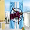 Kun Aguero Celebration Moment Beach Towel Super Soft Microfiber Quickdry Fabric Comfortable Lightweight