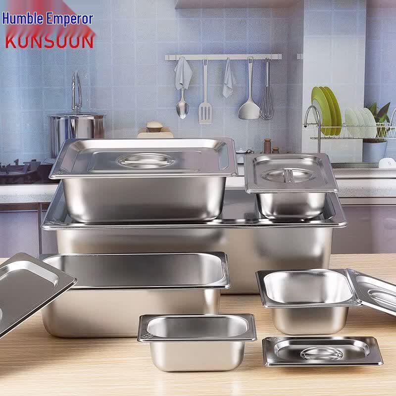 304 Stainless Steel Rectangular Deep Food Pan
