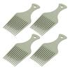 10Pcs Wide Tooth Comb Compact Portable Ergonomic Handle Hair Dyeing Styling Grooming Brush for Home Travel Salon