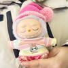 T-shirt and Hat Sitting Labubu Time Cloth 17cm Plush Dolls Clothes  Cotton Doll Accessories