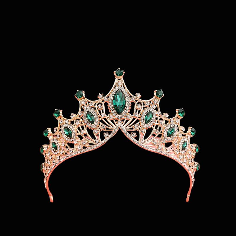 Bridal Crown Headband Headband Wedding Korean Style Birthday Adult Gift Crystal Crown Princess Dress Hair Accessory