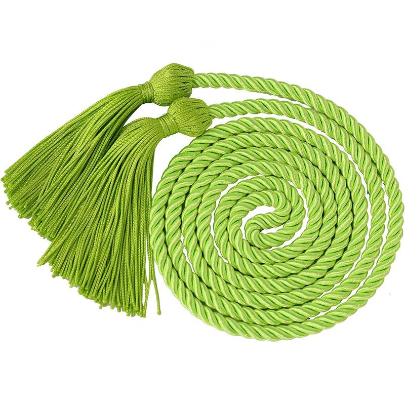 

Graduation Honor Cord 170CM Double Fringe Trim Long Rope Tassels for University School Ceremony Dress Decoration