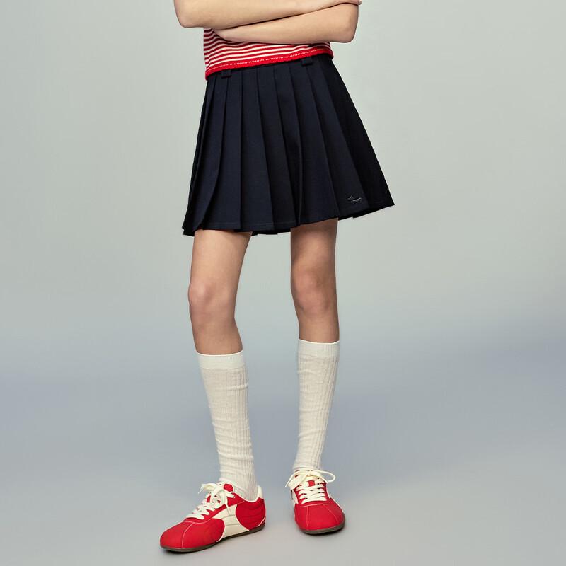 ELLE KIDS French Academy Pleated A-Line Skirt