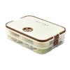 Organizadores de Empanadillas Transparentes Apilables con Temporizador de Fecha Accesorio Portátil para Uso en Congelador y Solución de Almacenamiento en Cocina