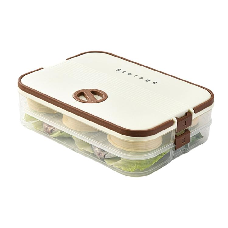 Organizadores de Empanadillas Transparentes Apilables con Temporizador de Fecha Accesorio Portátil para Uso en Congelador y Solución de Almacenamiento en Cocina