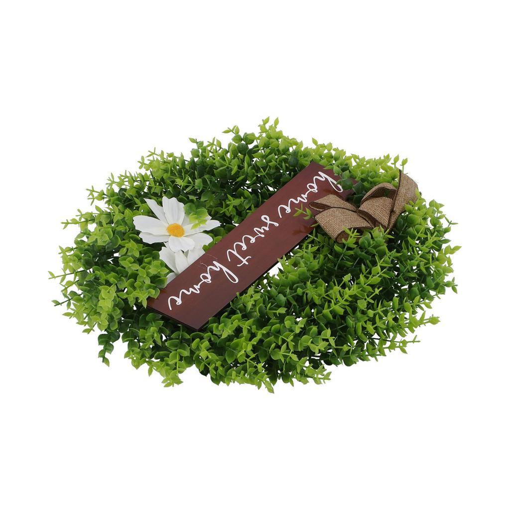 Front Door Garland Artificial Leaves Flower Wreath Decoration Festival Day Wall Decoration