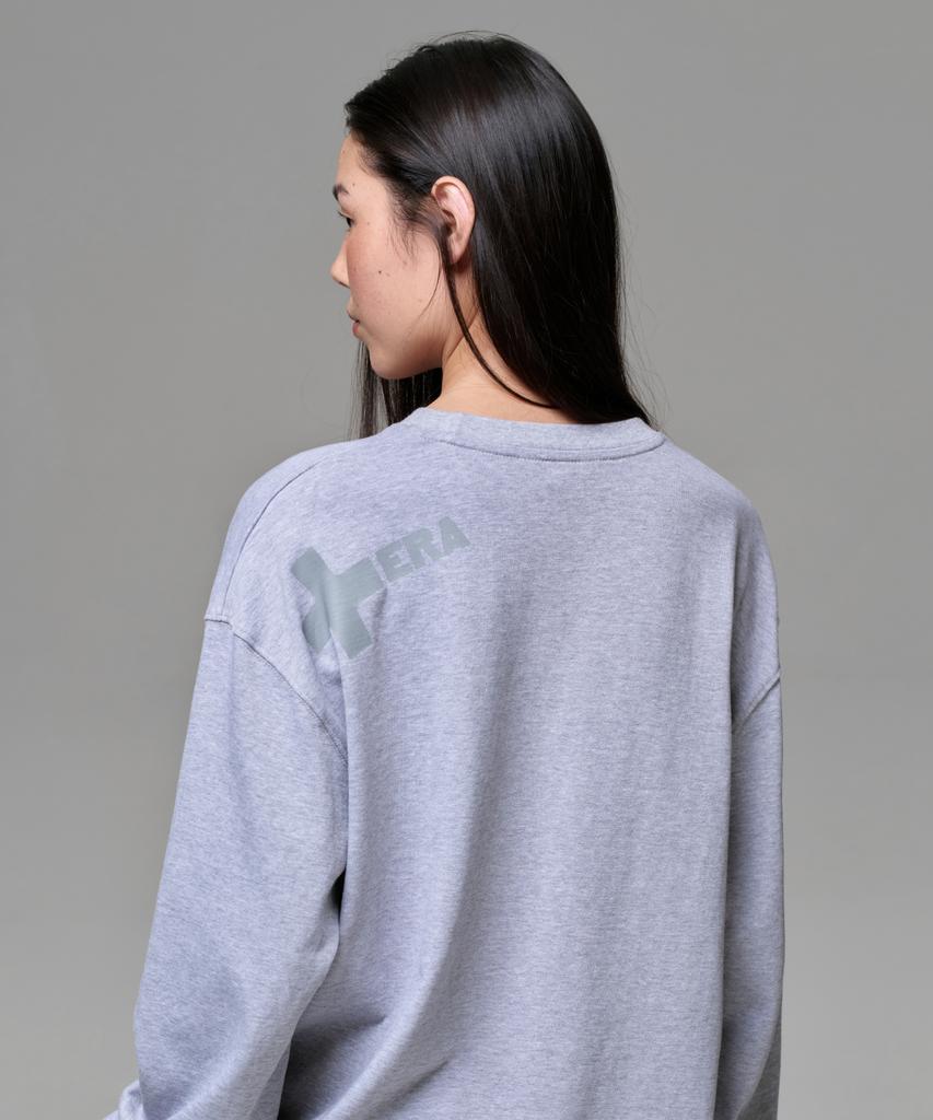 ERA Unisex Era Shoulder Logo T - Melange Gray