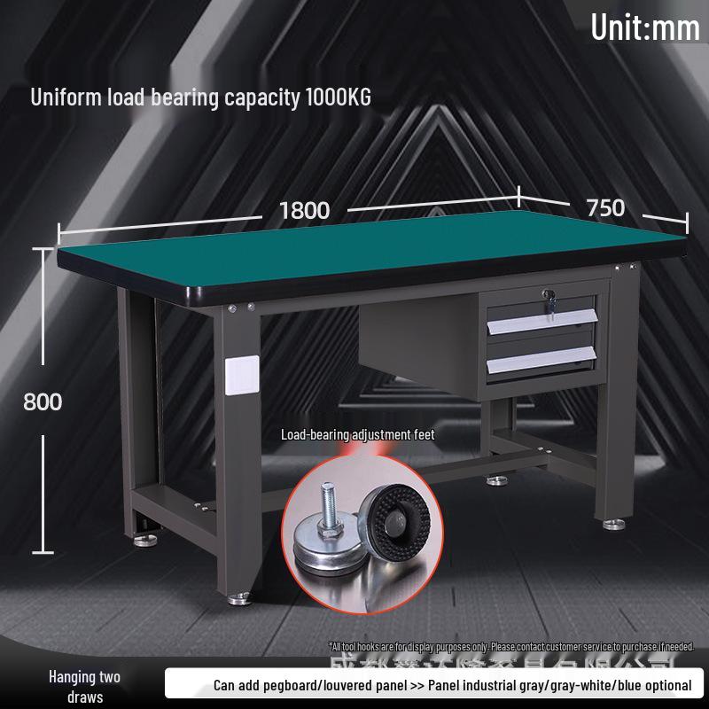 Heavy-Duty Stainless Steel Anti-Static Movable Workbench