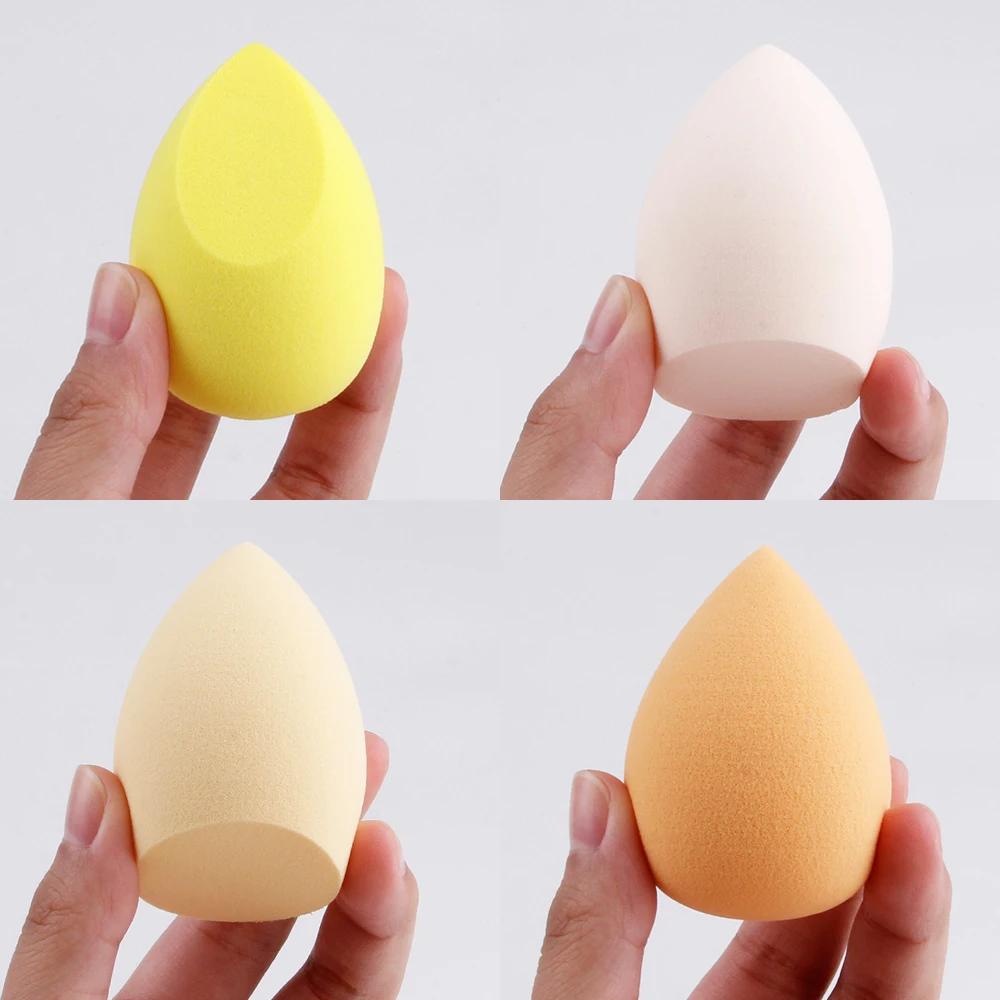 

4 шт., спонж для макияжа, пудра, сухая и влажная, комбинированная, красота, косметический шарик, тональная основа, пудра, скос, инструменты для макияжа