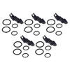 5/10Pcs Magnetic Fishing Hook Keeper Holder Fishing Rod Bait Hanger Fixed Lures Jig Hooks With Rubber Rings Fishing Accessories
