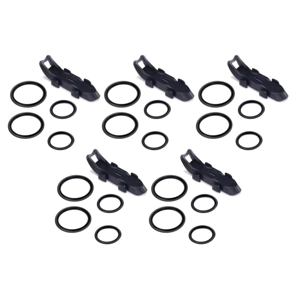 5/10Pcs Magnetic Fishing Hook Keeper Holder Fishing Rod Bait Hanger Fixed Lures Jig Hooks With Rubber Rings Fishing Accessories