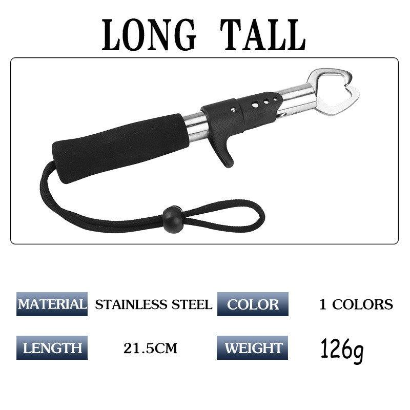 New Fish Grip Lip Trigger Lock Gripper Clip Clamp Grabber Fish Plier Grab Fishing Tackle Accessory Tool