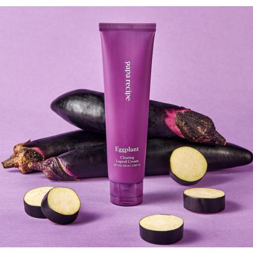 Papa Recipe Eggplant Clearing Lupeol Cream Soothing & Pore Care Moisturizer 100ml