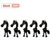 1-10PCS 2026 Year of The Horse Plush Toy Black Pony Mascot Creative Cute Doll Keychain Bag Charm Ornament