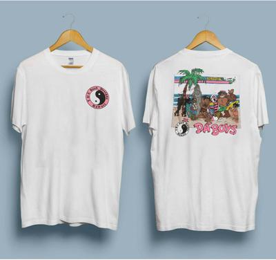 NEUES 80er TC Town Country Surf Designs T-Shirt Made in USA Hawaii Skate 1986 Vtg