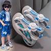 Boys sandals 2025 summer new children's baotou sports beach shoes hollow breathable boys casual cool slippers