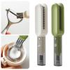 Cleaning Brush with Built-in Knife Edge Sharpener Safety Handle Double-Sided Design Cutlery Brush Sharp Blade Cleaning Tool