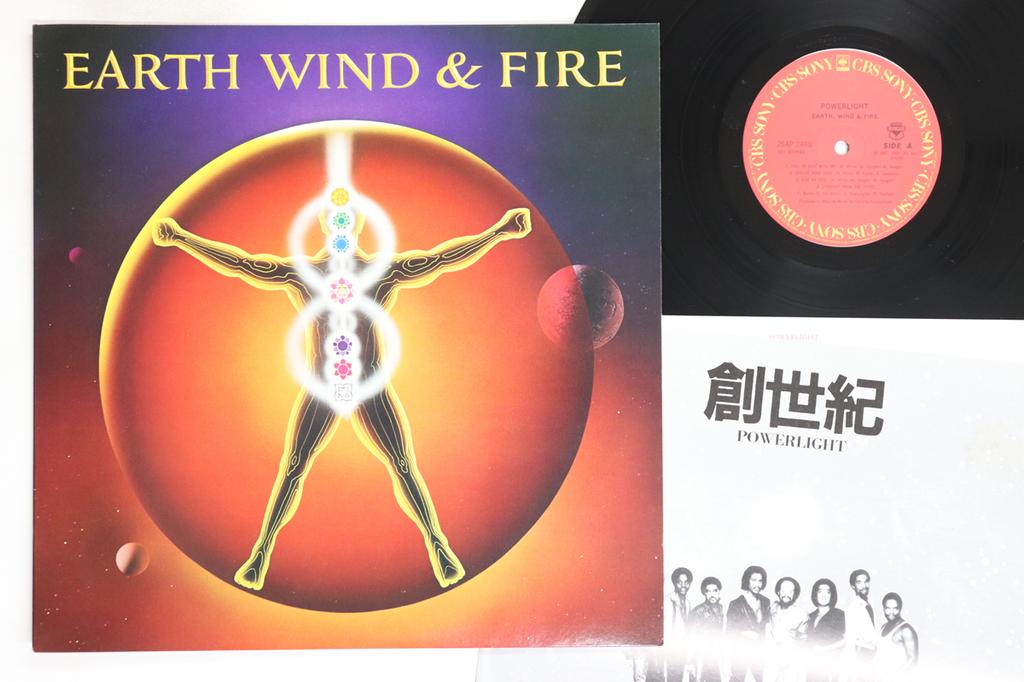 LP Record EARTH WIND & FIRE - Powerlight 25AP2480 CBS SONY 1983 Japan Soul/Funk Used