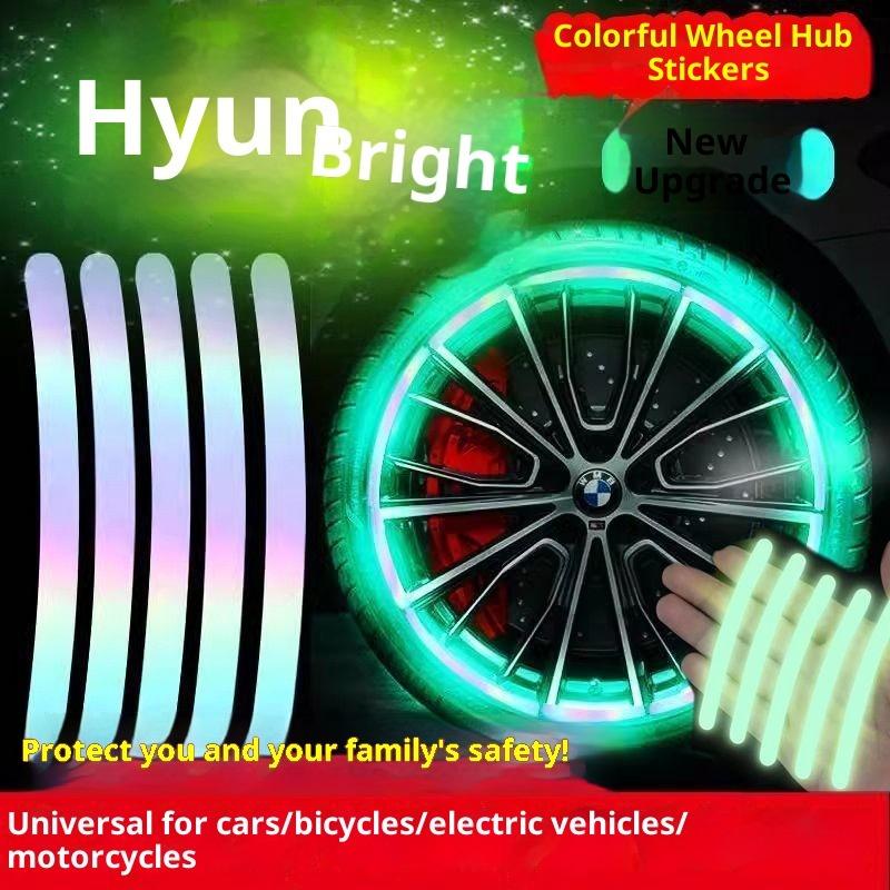 

Bicycle Reflective Sticker Children s Balance Bike Night Ride Luminous Sticker Reflective Strip Luminous Sticker Night Ride Accessories Wheel Hub