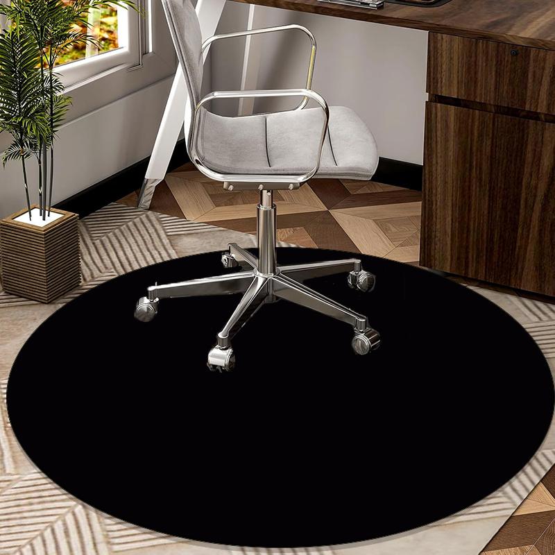 Colorful Round Carpet Chair Cushion Round Entryway Rug, Soft Round Rugs for Living Room, Bedroom, Circle Carpet Decor Gifts
