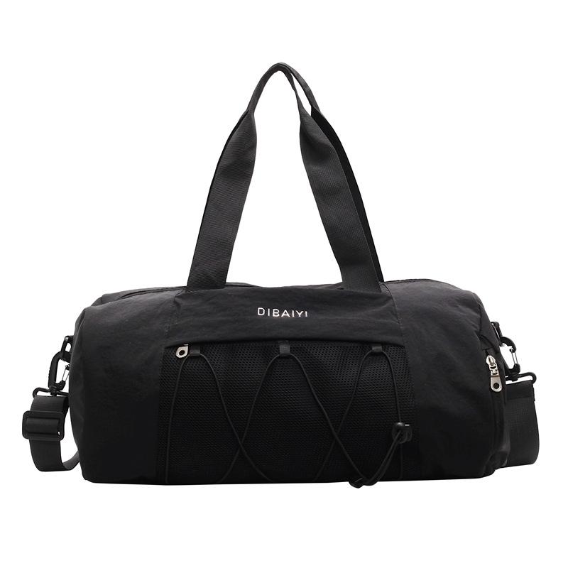 Large Capacity Wet-Dry Separation Travel & Sports Crossbody Bag One Size чёрный