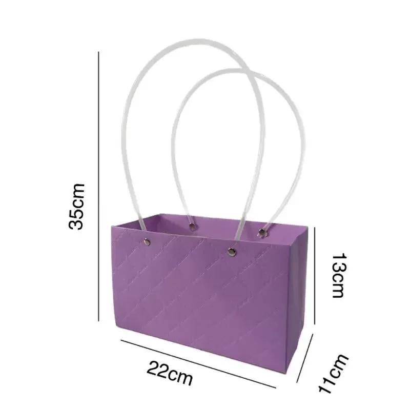 Flowers Basket Boxes Gift DIY Packaging Materials Wedding Favors 10pcs Flower Tote Bags Kraft Paper Bouquet Floral Arrangement