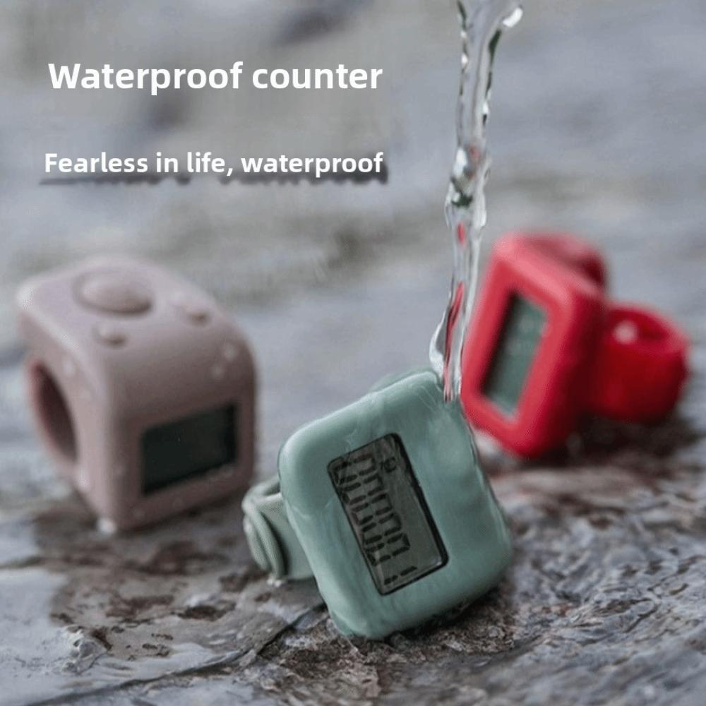 6 Digits Number Lap Counter Waterproof Finger Counters Portable Tally Clicker  Sports Tracking