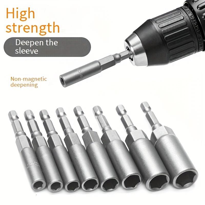 Deepened sleeve electric drill sleeve head 5.5-19mm air batch sleeve head 6 hexagonal screwdriver screw batch head female wrench