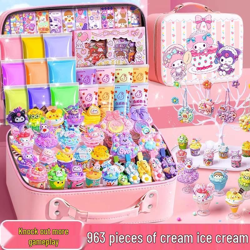 Dollhouse Materials for Role-Play: Real Kitchen Ice Cream Shop & Art Area for Kindergarten