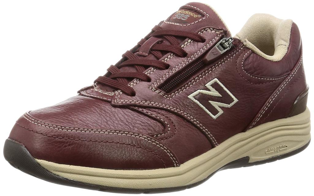 New Balance Women's Walking Sneakers, Bitter Brown, 25cm, 2E Width