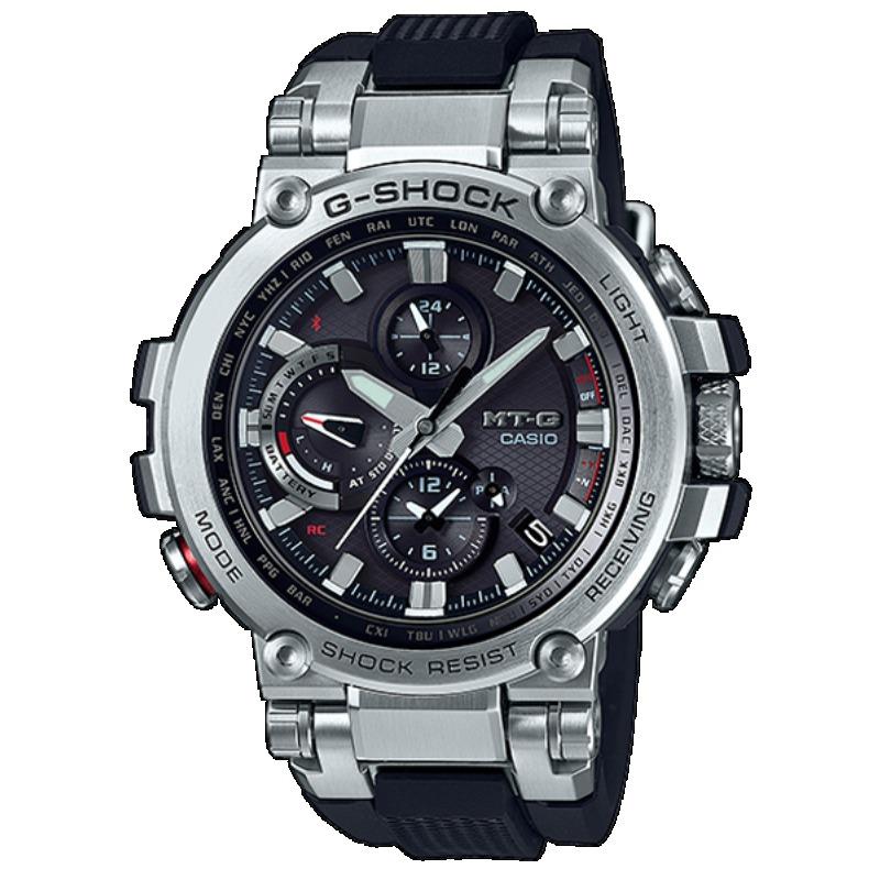 Casio Men's Black Stainless Steel 200M Water Resistant Shock Resistant Quartz Watch Mtg-B1000-1A