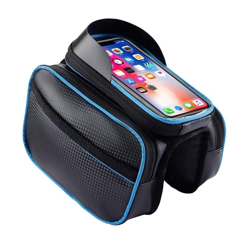 

Bolsa para bicicleta impermeable para cuadro delantero accesorios de ciclismo para móvil