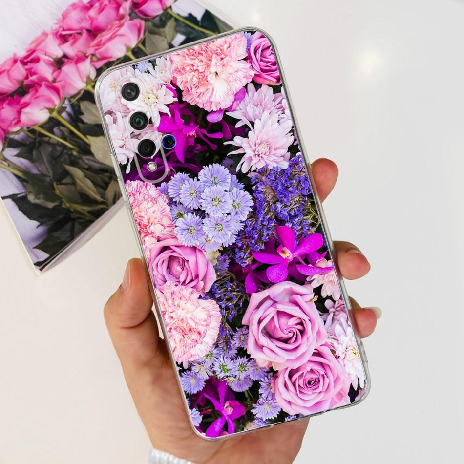 For Huawei Nova 5T Case Nova5T YAL-L21 YAL-L61 YAL-L71 Fashion Painted Soft Silicone TPU Slim Phone Back Cover