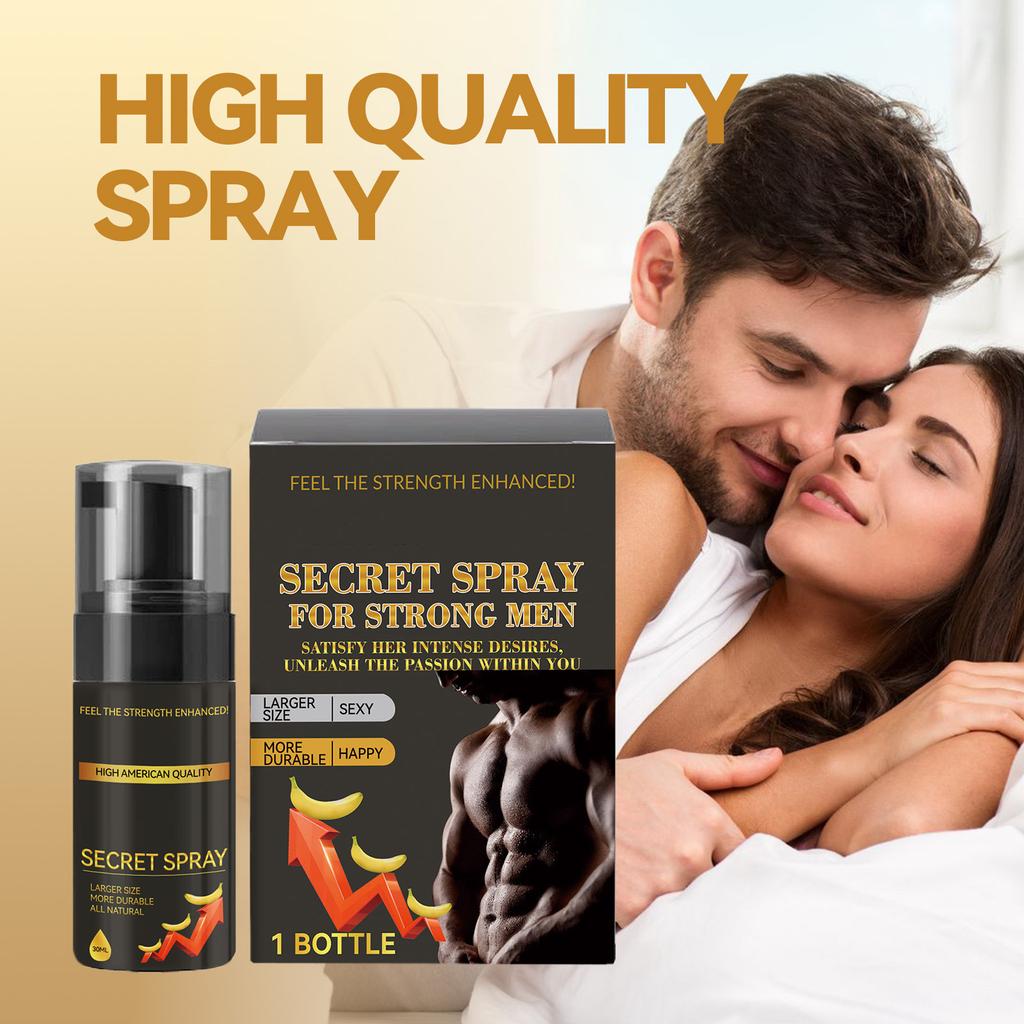 Men's Spray Long Lasting Delay Spray Men's Energy Strength Massage Cream Improve The Quality Of Love And Make Her Love You More 30ml