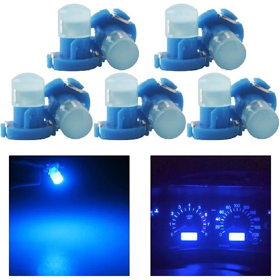 YONGMING T3 Red Neo Led Wedge Bulbs Climate Heater Control Ignition Lights trument Panel Guage Cluster Dashboard Interior Lamps 12V Pack of 10 синий