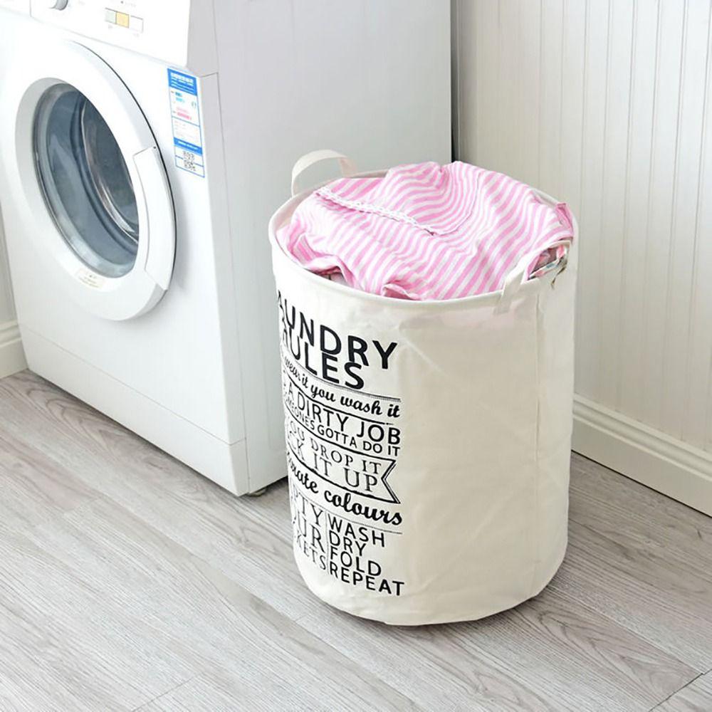1Pcs Dirty Clothes Organizing Home Organizer Cotton Linen Material Toy Storage Hamper