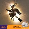 LED Light Up Halloween Hanging Ghost Spider Web Bat Ornaments Halloween Party Horror Props Indoor Outdoor Home Decoration Gifts