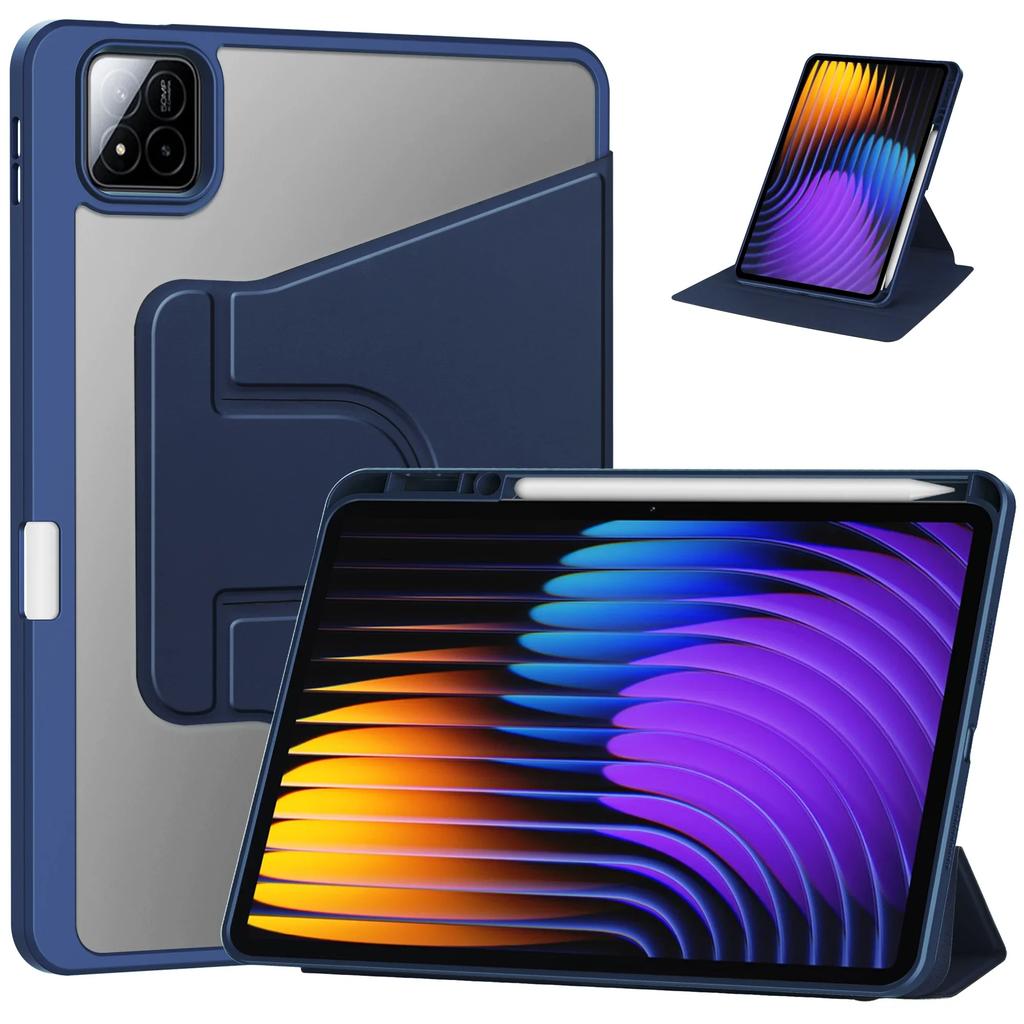 360 Rotation Cover For Pad 7 Case with Pencil Holder Cover For Coque Pad 7 Pro Mi Pad 7 Case 11.2"Tablet Case