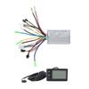 15A 250W 350W Electric Motor Controller with Waterproof S866 Display Panel Electric Bike Conversion