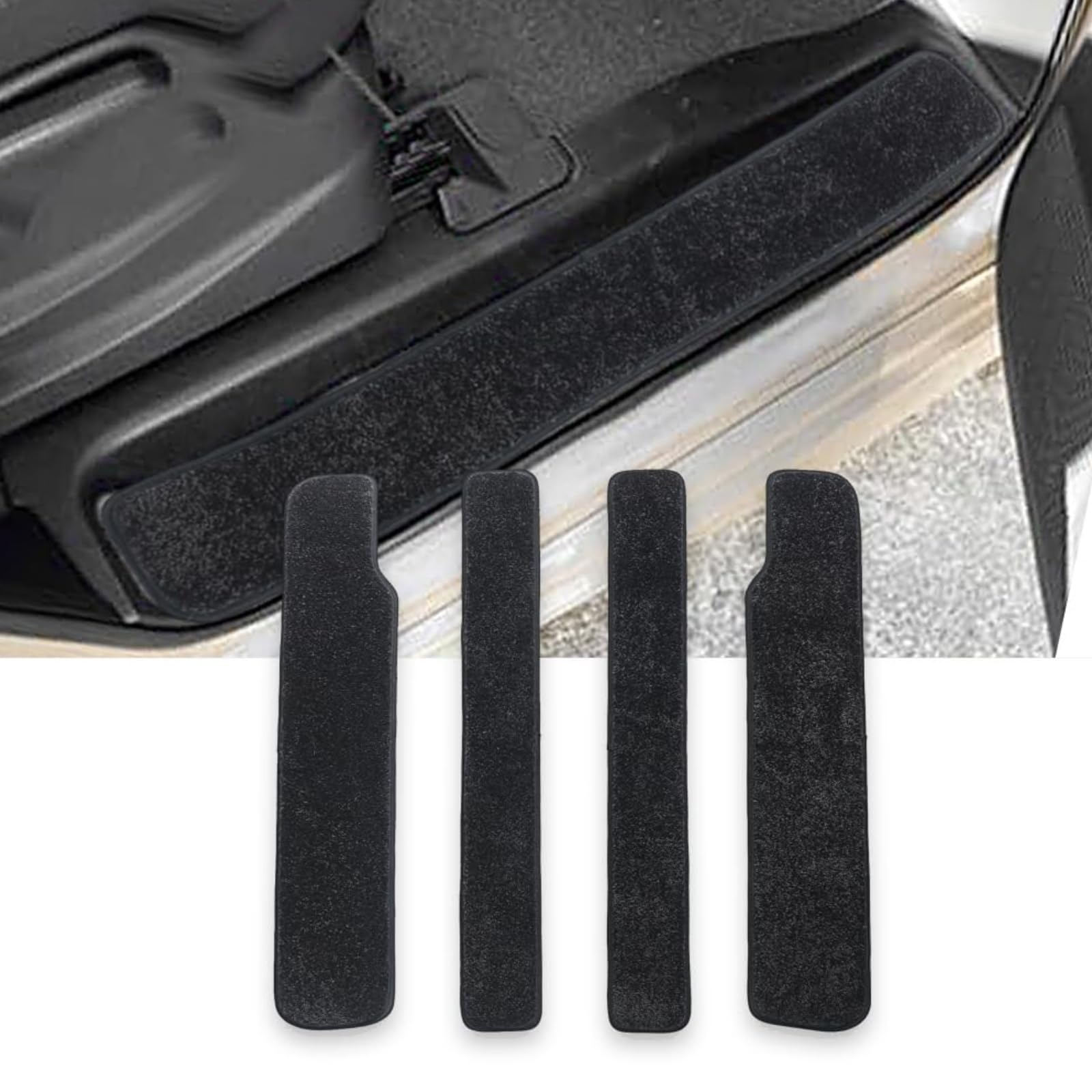 

Set of 4 Nissan Serena C28 Series Side Step Mats 2022 Side Step Floor Entrance Stain and Scratch Interior Parts (November - Present) - Mats, Mats, чёрный