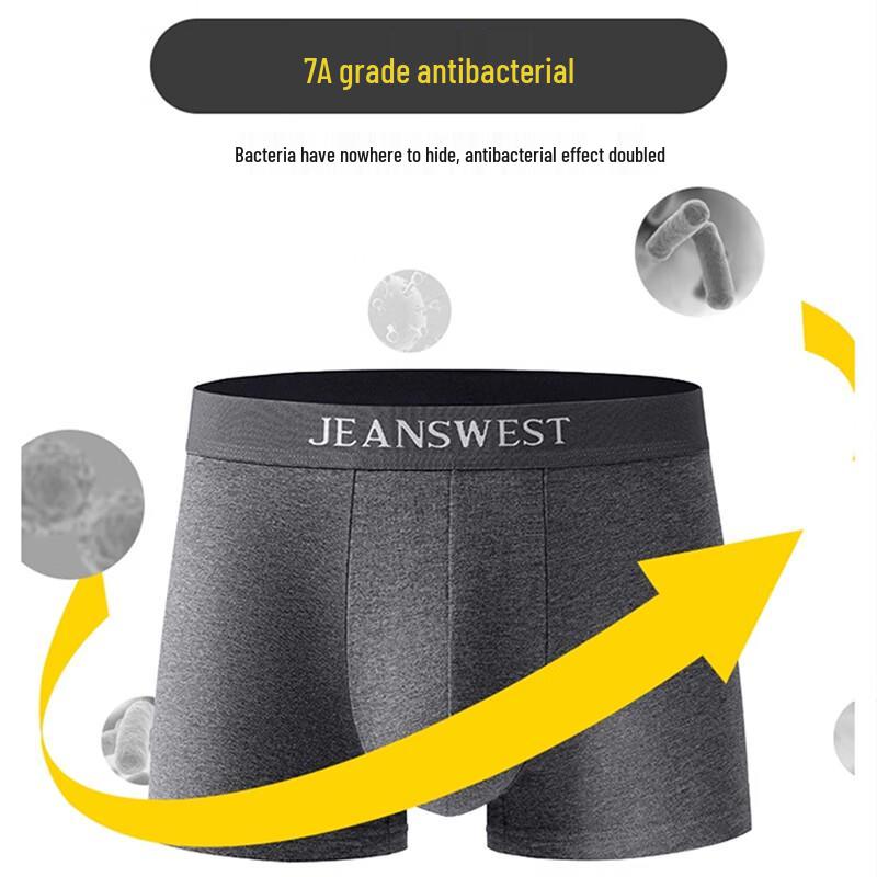 Jeanswest Men's Cotton Boxer Briefs
