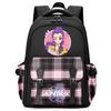 Anime Cartoon K-Pop Printed Large Capacity Backpack for Teenger Student Girl Boy Schoolbag Bookbag Women Waterproof Travel Bag Mochila Kid Gift