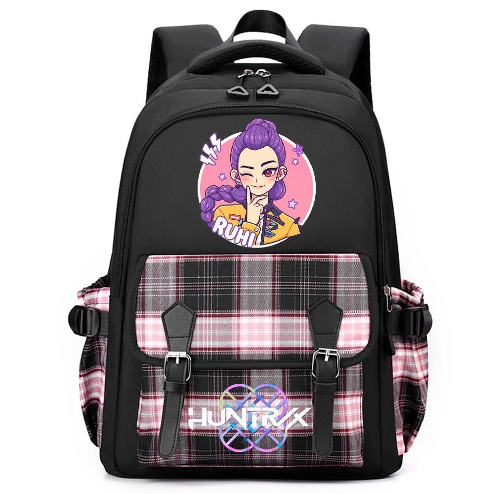 Anime Cartoon K-Pop Printed Large Capacity Backpack for Teenger Student Girl Boy Schoolbag Bookbag Women Waterproof Travel Bag Mochila Kid Gift