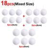 4/6/8cm White Christmas Balls Ornaments Xmas Tree Hanging Pendant Round Foam Snowball New Year Wedding Party Home Decoration