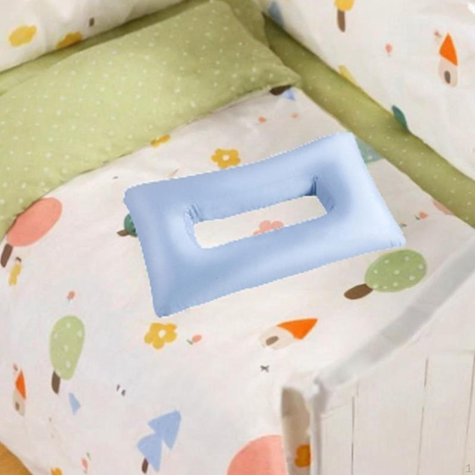 

Piercing Pillow Cushion Ergonomic Comfortable Decorative Ear Neck Support for Couch синий