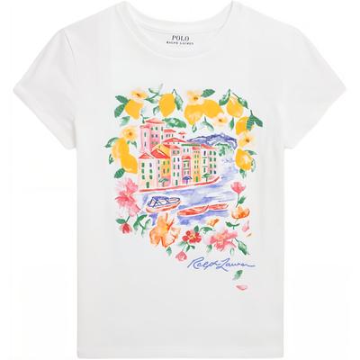 Polo Cotton Jersey Printed T-Shirt Kids Tops 313965219-001