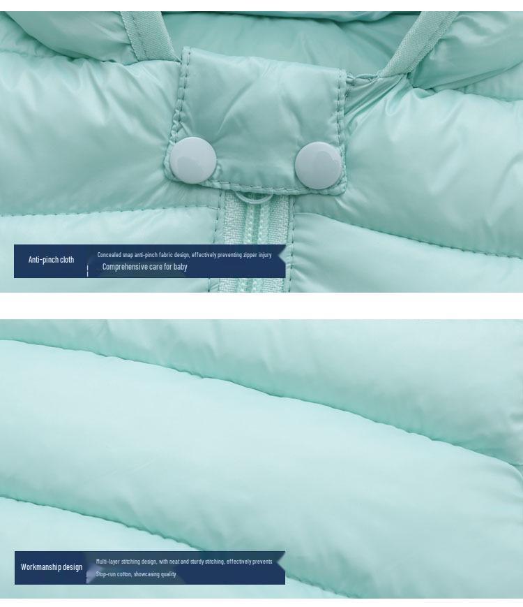 Children's Off-Season Down Coat Set: Toddler Boys & Girls Two-Piece Jacket for Autumn & Winter