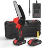 21V 6inch Portable Electric Pruning Saws Small Wood Splitting Chainsaw Brush Motor One-handed