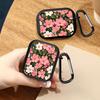 Pink Flower Case For Airpods 4 Pro 3 Pro3 2 Pro2 1 Earphone Cases Cover